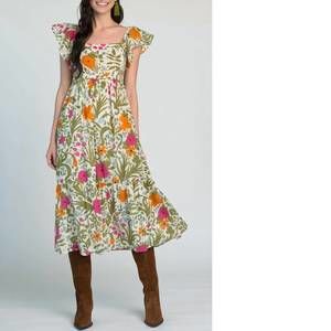NEW OLIVIA JAMES THE LABEL brooke dress in cottage vine